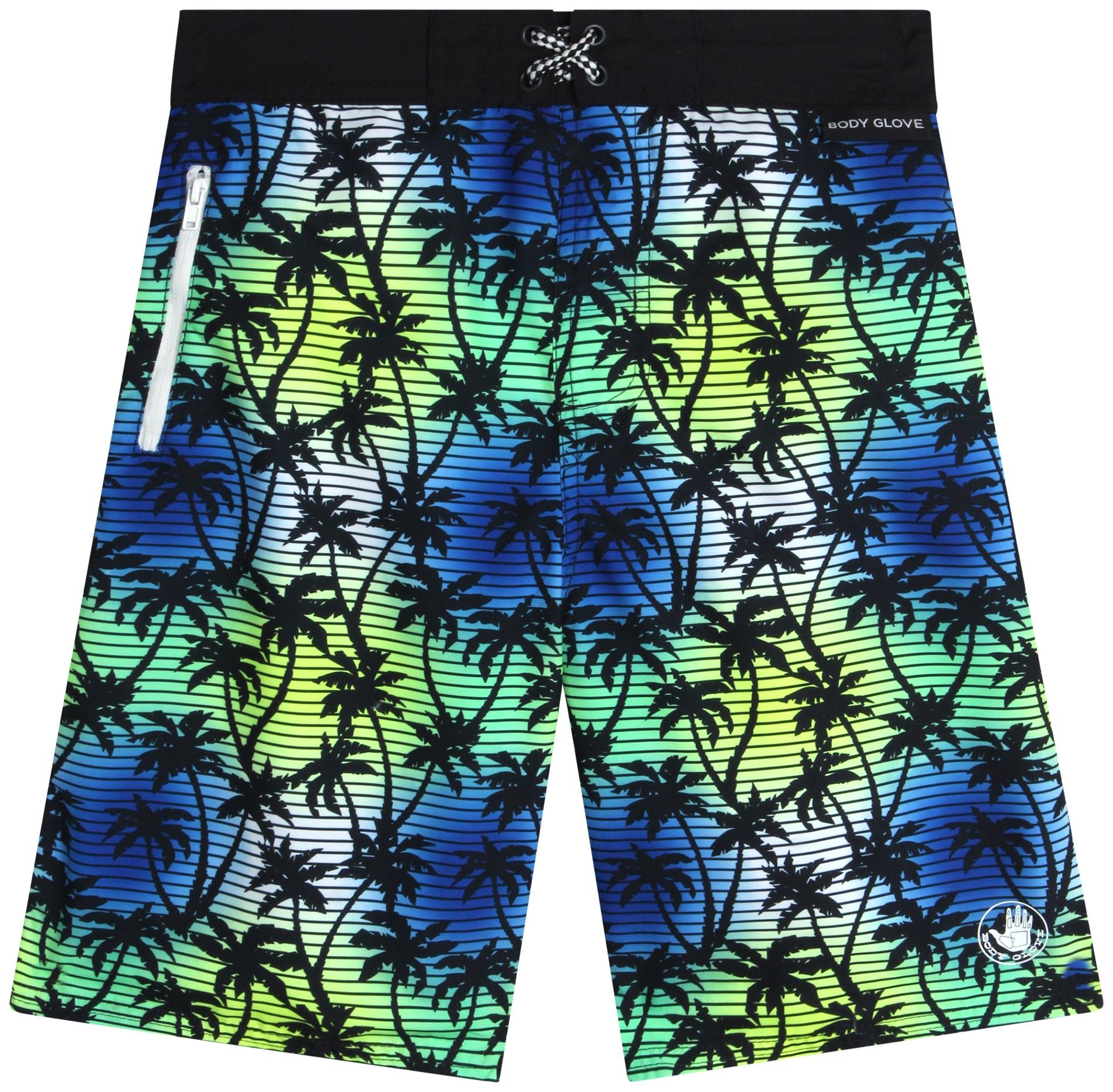 Body Glove Boys' Swim Trunks - UPF 50+ Quick Dry Bathing Suit, Sizes 8-18